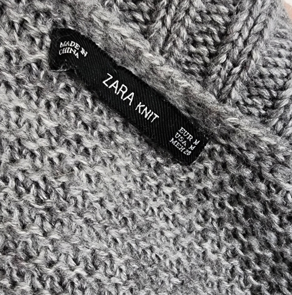 Zara turtleneck top sweater medium - Picture 9 of 9